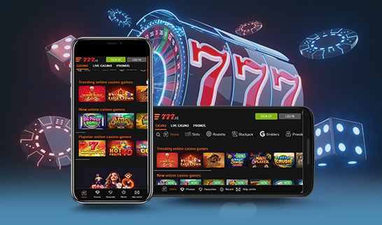 De Casino777 spellen op smartphone apparaten en tablets.