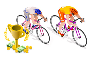 Fietstoernooi en een beker