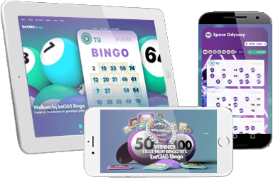 Tablet en mobiele telefoons welke mobiele bet365 bingo spellen tonen
