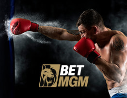 Boxer en BetMGM logo