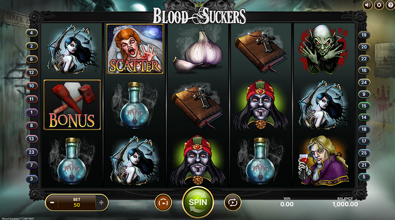 Blood Suckers slot met free spins