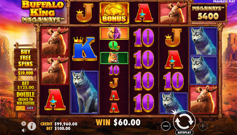 Het Buffalo King Megaways demo spel