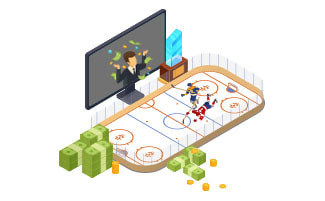 IJshockeyspel en geld