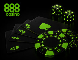 Het logo van 888 Casino
