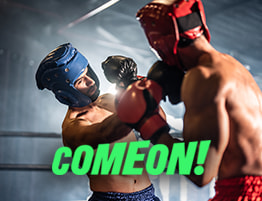 Boxer en ComeOn! logo