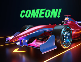 Formule 1 auto en ComeOn! logo