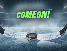 Hockeywedstrijd en een ComeOn! logo