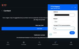 Klantenservice bij Casino777 door ons getest