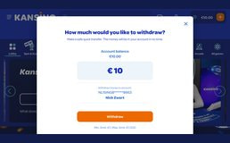 Uitbetaling bij Kansino door ons getest