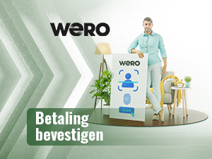 Wero betaling bevestigen met biometrie of code