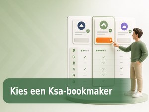 Speler kiest een Ksa-vergunde bookmaker uit een vergelijkingstabel met legale aanbieders
