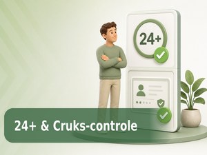 Leeftijdscontrole 24+ en Cruks-registercheck bij een Ksa-vergunde bookmaker
