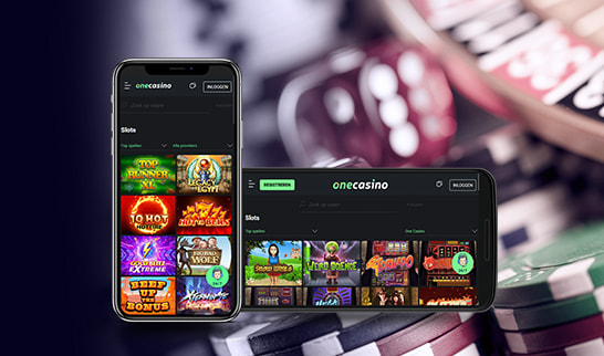 De One Casino spellen op smartphone apparaten en tablets.