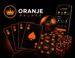 Het logo van Oranje Palace