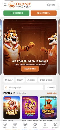 Oranje
Palace homepage