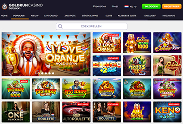 Goldrun Casino Spel Selectie