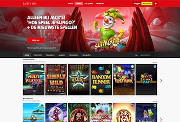 Jack’s Casino Homepagina