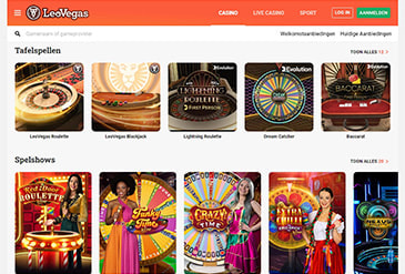 Leovegas Startpagina