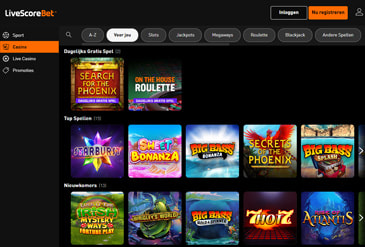 LiveScore Bet Spel Selectie