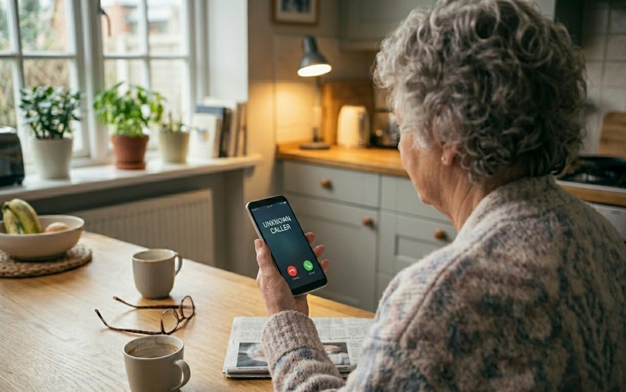 Vrouw chat op een datingsite met een oplichter met verborgen identiteit