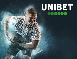 Rugbyspel en een Unibet logo
