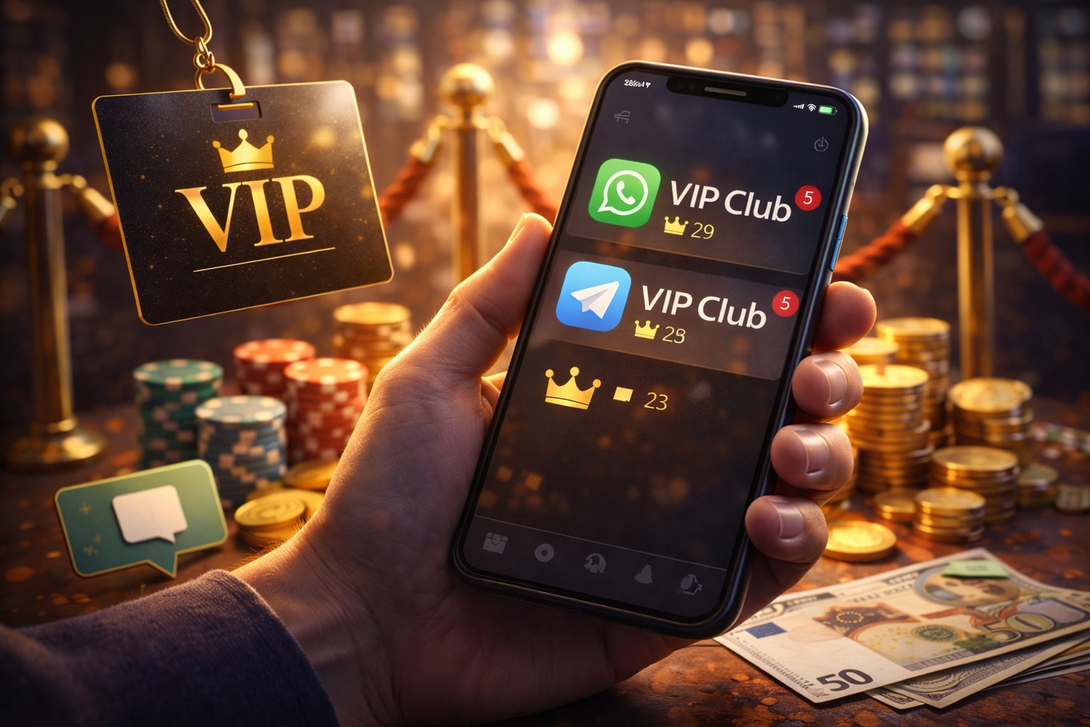 Oplichting via exclusieve VIP gokgroepen