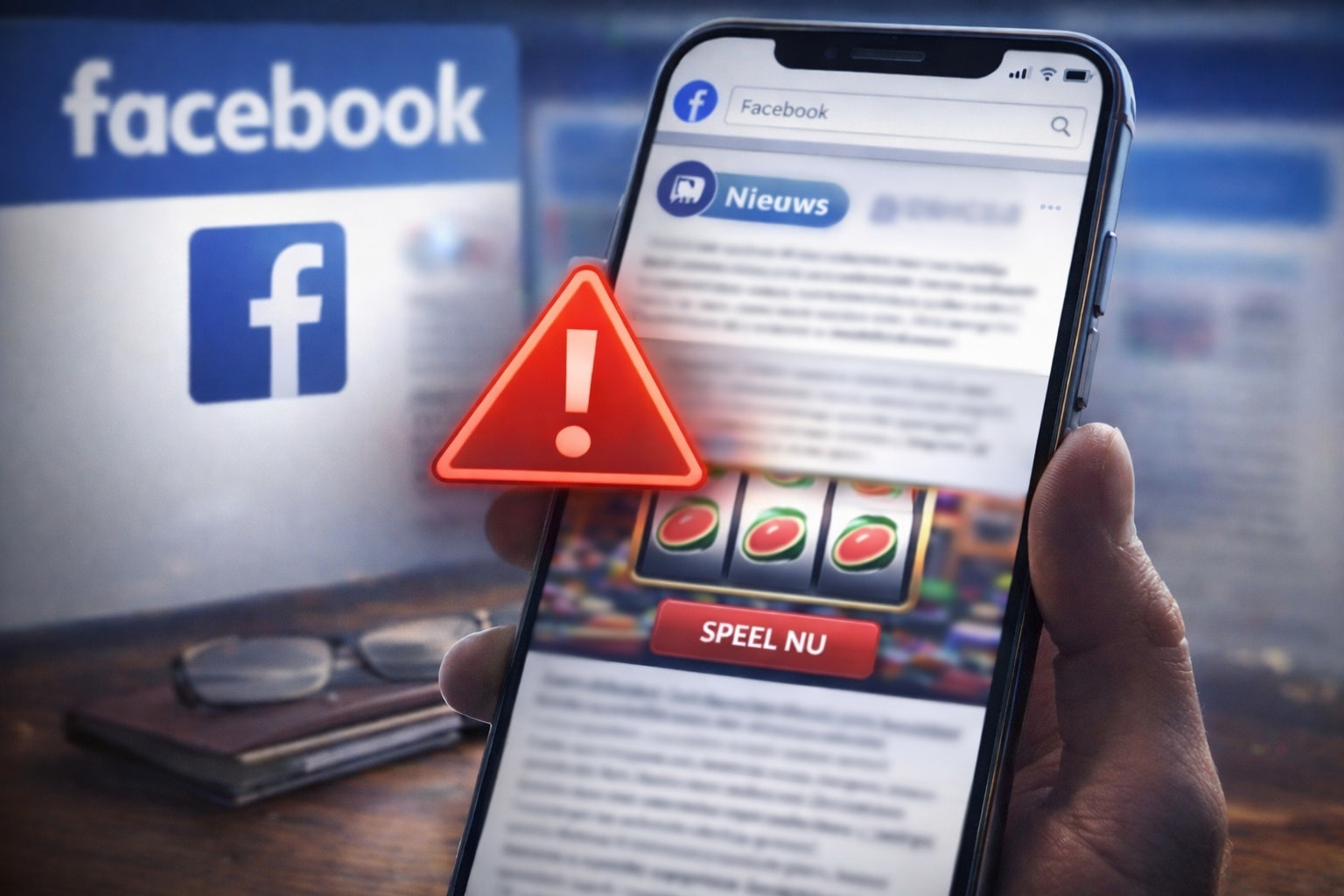 Illegale gokreclames op smartphone sociale media